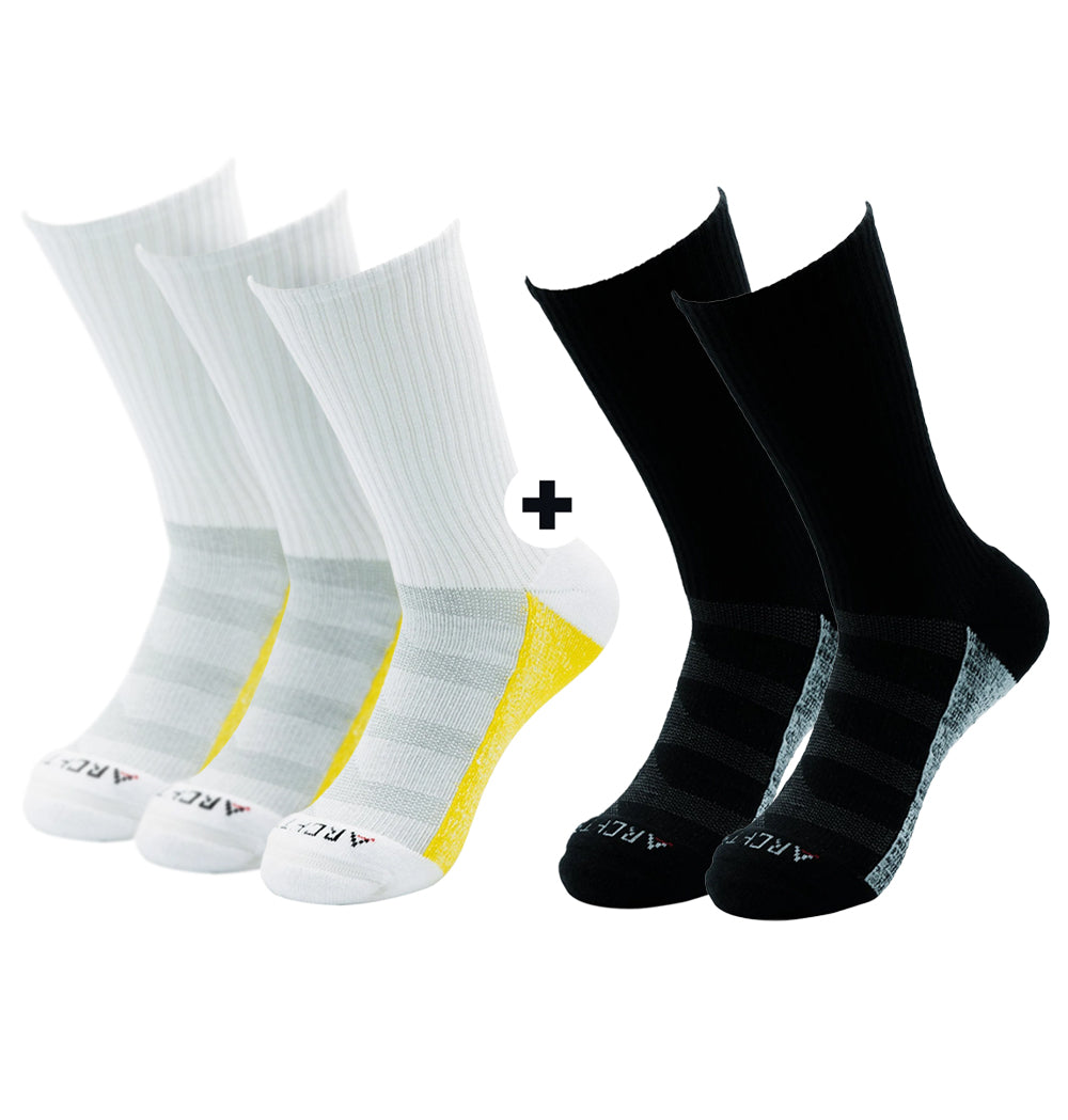 Classic Ankle Socks Sporty Black White Quarter Length Sock - Temu