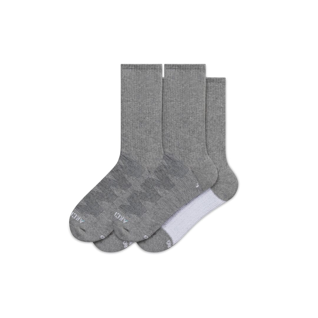 ArchTek® Crew Socks Bundles ArchTek 2 Pack Gray Small