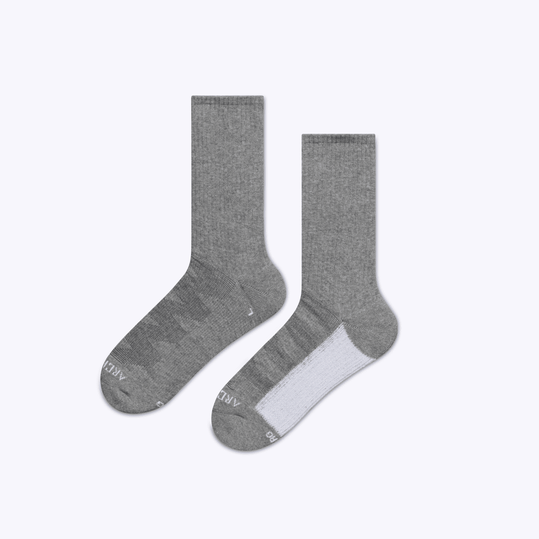 ArchTek® Crew Socks ArchTek Gray Small 