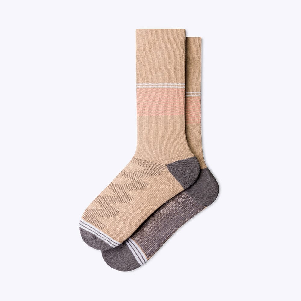 Taupe/Pink Striped