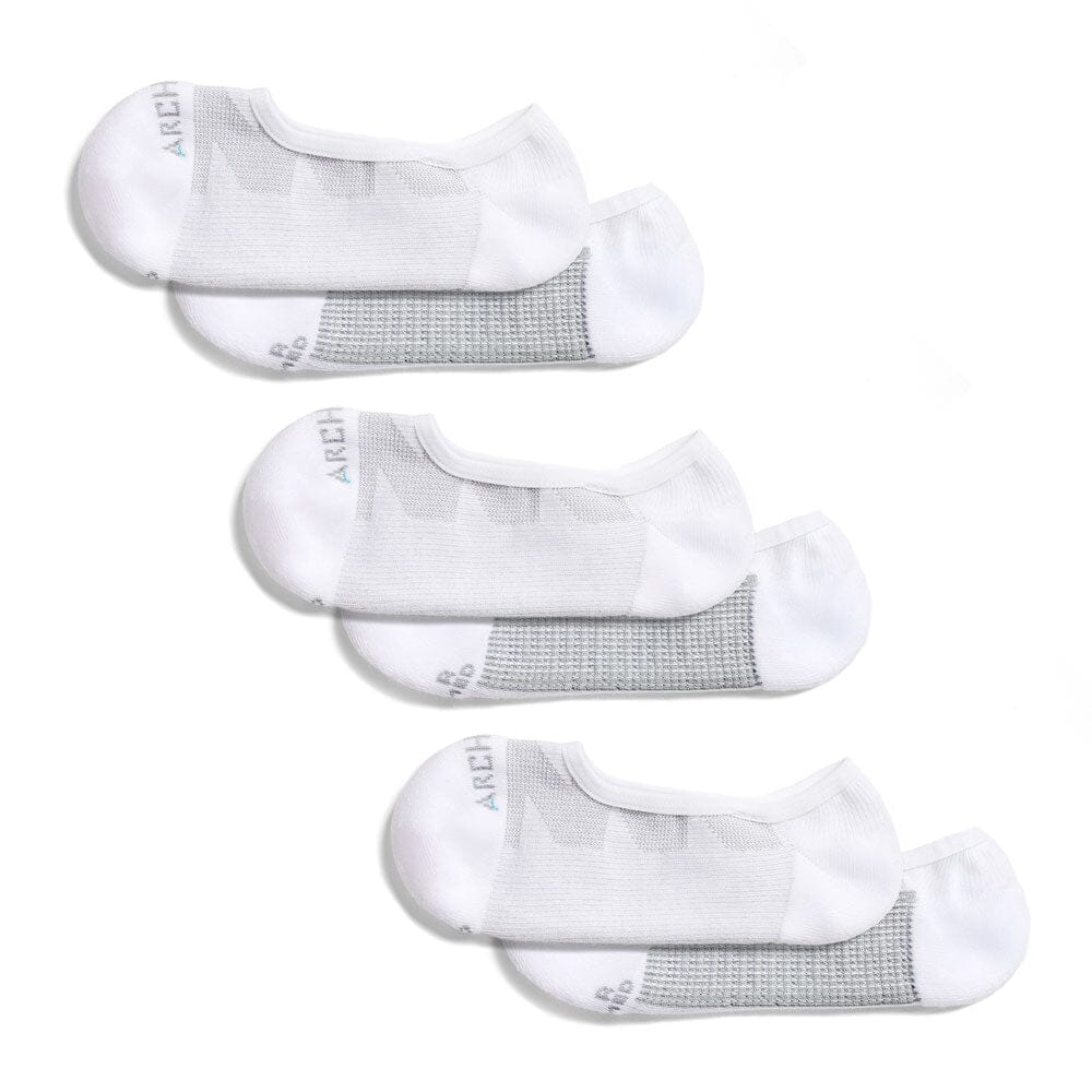 ArchTek® No Show Socks Bundles athletic socks ArchTek White 3 Pack Small